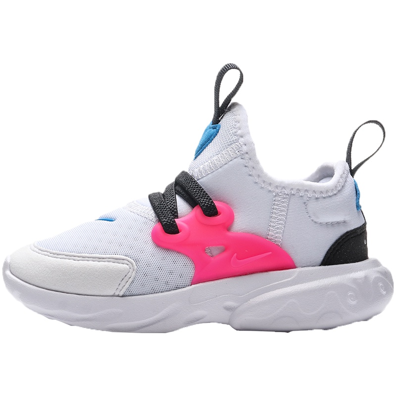 NIKE童男女婴童休闲鞋拼色一脚蹬舒适跑步运动鞋BQ4004