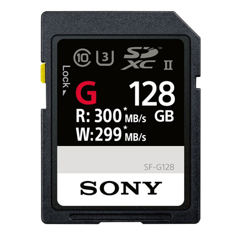 索尼(SONY)SF-G128 超高速SD卡 相机内存卡存储卡SDXC大卡 128G 300MB/s