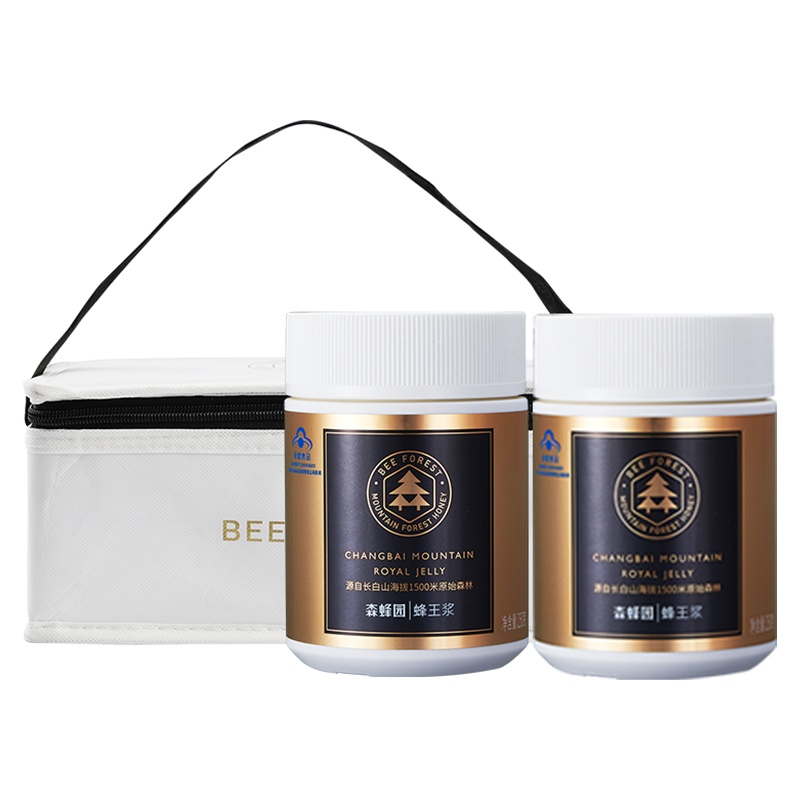 森蜂园 蜂王浆蜂皇乳鲜王浆 500g(250g*2瓶)[有蓝帽子标识·品质更佳]