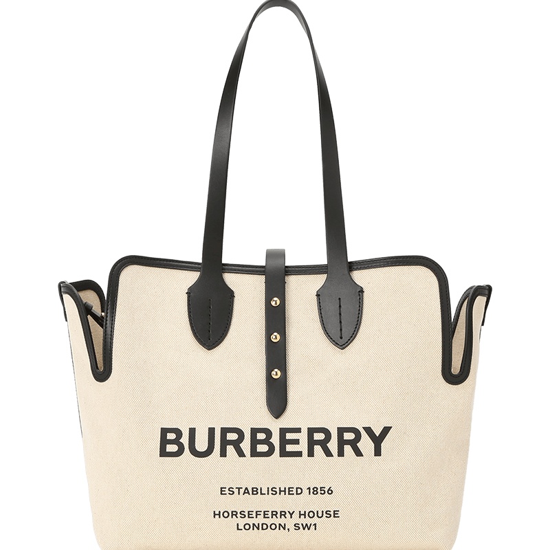 预订 BURBERRY 博柏利 女包 THE BELT 中号 帆布贝尔特包 单肩包 手提包8031318