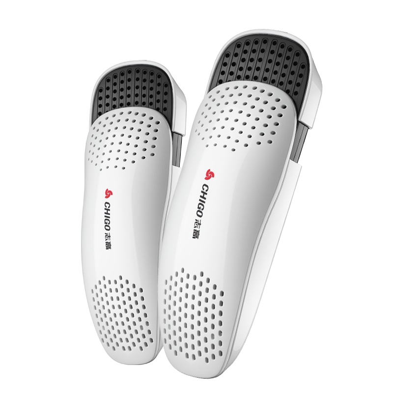 志高(CHIGO)烘鞋器可定时伸缩干鞋器即用除湿烘干家用烤鞋器宿舍便携干鞋机去味除菌暖鞋器ZG-HX02白色定时款