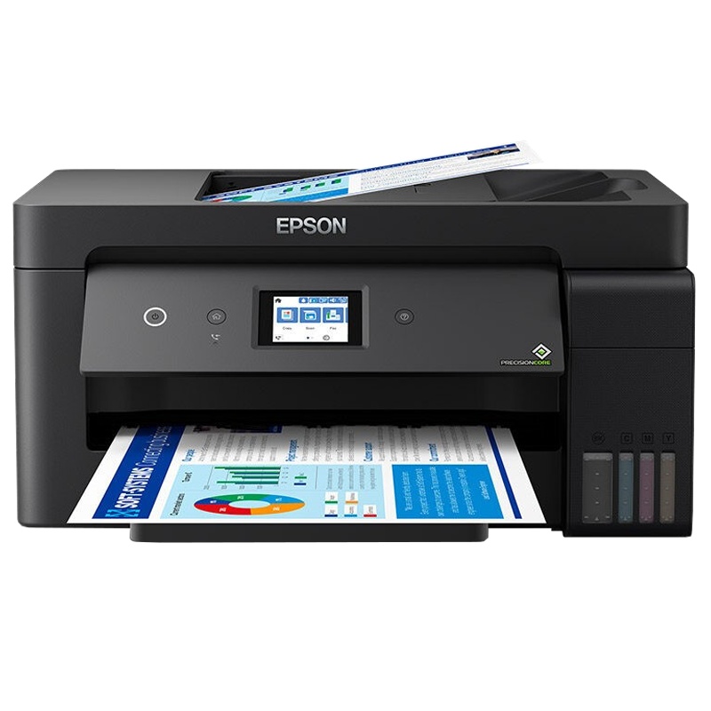 爱普生(EPSON) L14158 A3+ 彩色内置墨仓 商用多功能一体机(打印 复印 扫描 传真)增值税抵扣发票