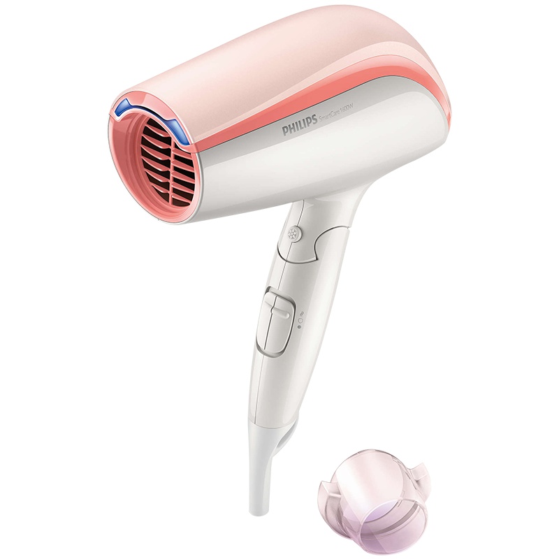 飞利浦(Philips) 电吹风机家用大功率 负离子恒温护发 冷热风护发 过热保护 电吹风筒 BHC200/05 粉色