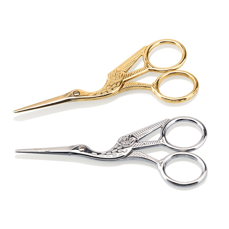 复古大号仙鹤剪刀家用手工裁缝剪剪彩剪纸剪不锈钢鸟嘴剪