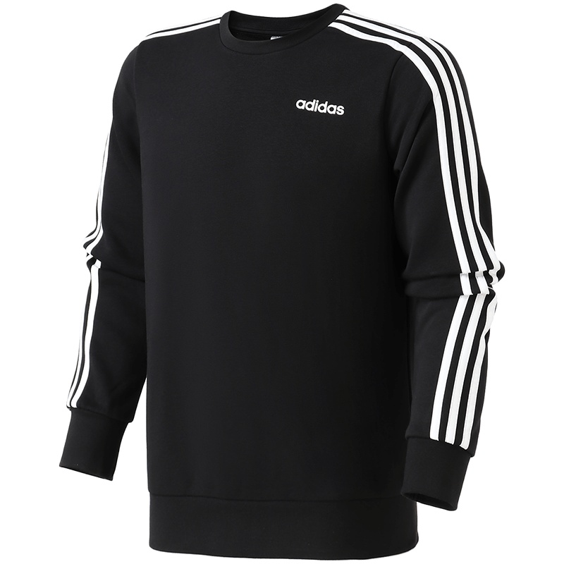 adidas男服卫衣圆领套头衫针织运动休闲运动服DQ3083