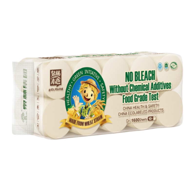 泉林本色无芯卷纸10+2 3层*12卷*1560g