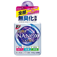 狮王(LION) TOP Supper Nanox纳米乐超浓缩抑菌消臭去味专用洗衣液 400g