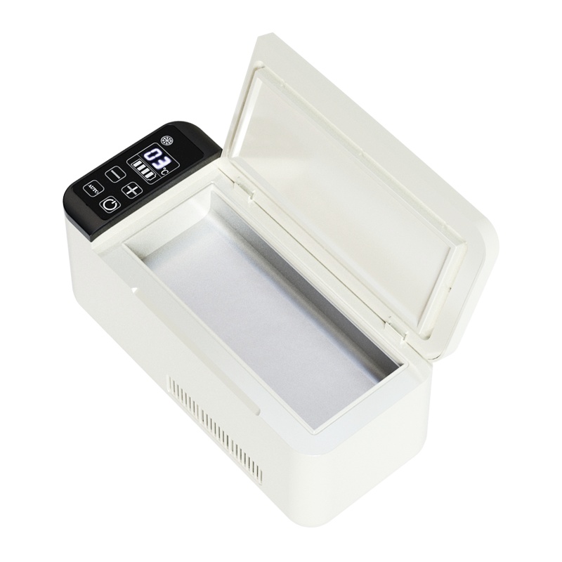 德知科亿德KEED BING 胰岛素冷藏盒迷你车载冰箱12V/220V便携式旅行药品车家两用冷热双控充电恒温盒 双电池