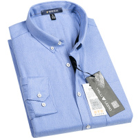 雅鹿男装秋冬商务休闲简约百搭加绒加厚男士保暖衬衫11019502