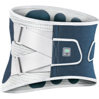 益森(ZEAZEN) 医用护腰带男女 腰椎腰间盘突出腰肌劳损运动健身支撑腰托 灰色高档款 XXL码