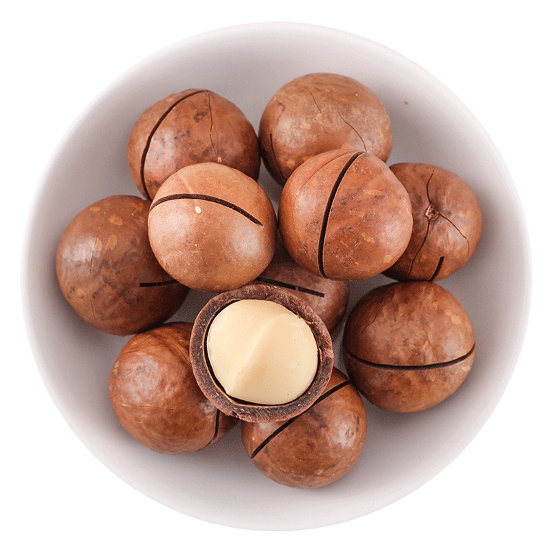 [金盘古 夏威夷果250g]新货夏威夷果250g袋装奶油味整箱批发坚果散装称干果