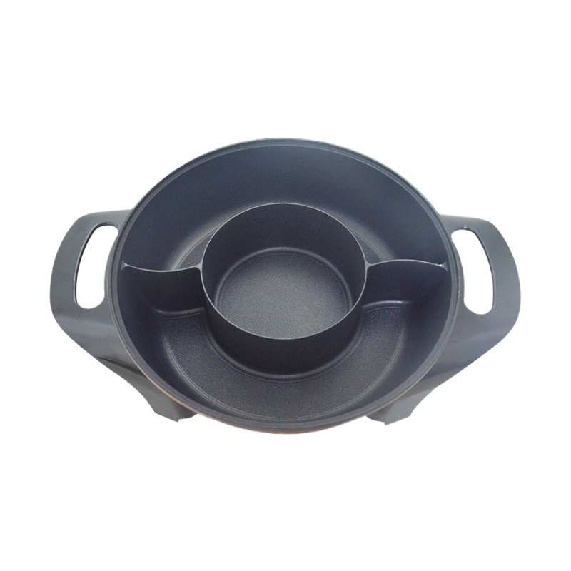 嘉炖 多用途锅多功能大功率环型加热火候劲不粘减少油烟家用锅中锅电火锅JDHG03