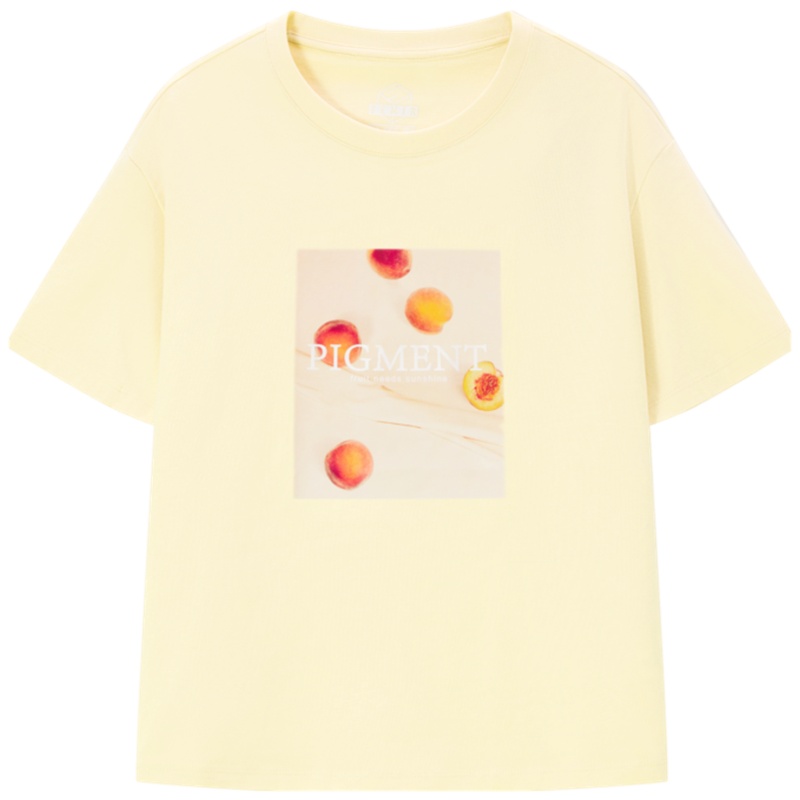 【满198减100预估价：34】森马白色t恤女纯棉短袖2021年新款设计感女小众女士韩风chic上衣