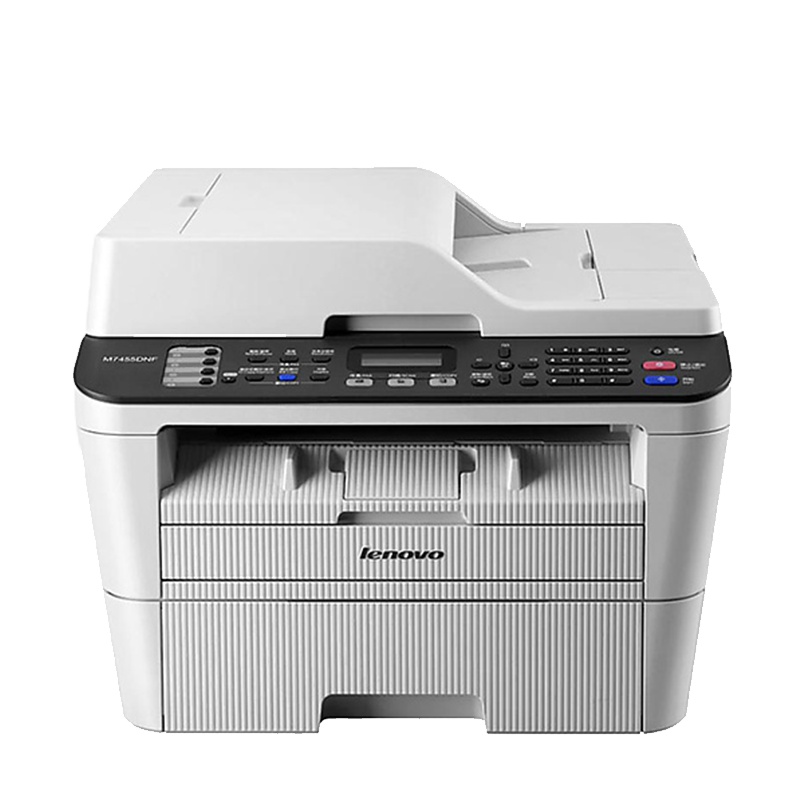 联想(Lenovo)打印机 M7455DNF 黑白激光一体机 (打印 复印 扫描 传真)