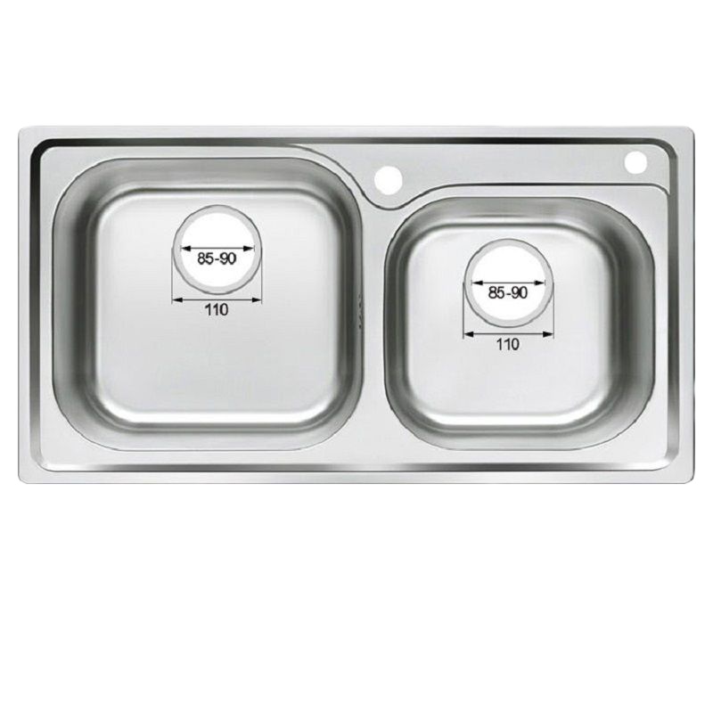 厨房下水道管子不锈钢单双器套装盖水槽下水下水管配件加长洗菜盆|1.8米管送密封圈