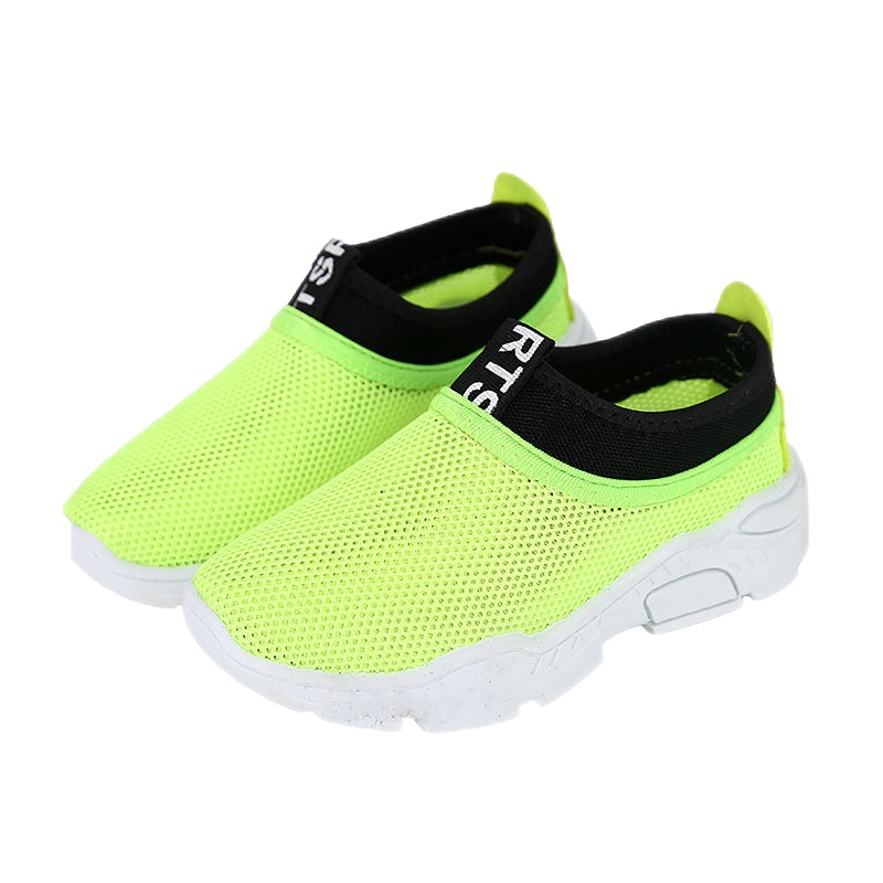 莎丞 2020春夏季时尚百搭休闲学生网鞋舒适透气一脚蹬男女中大童运动鞋