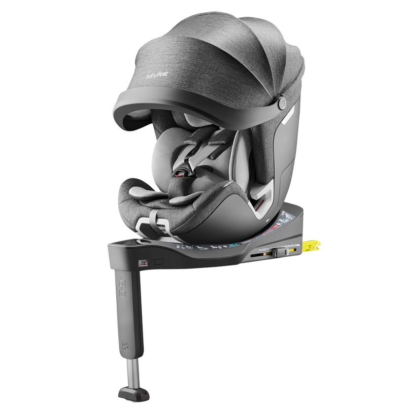 babyfirst宝贝第一 灵悦儿童安全座椅汽车用0-4-7岁宝宝360度旋转