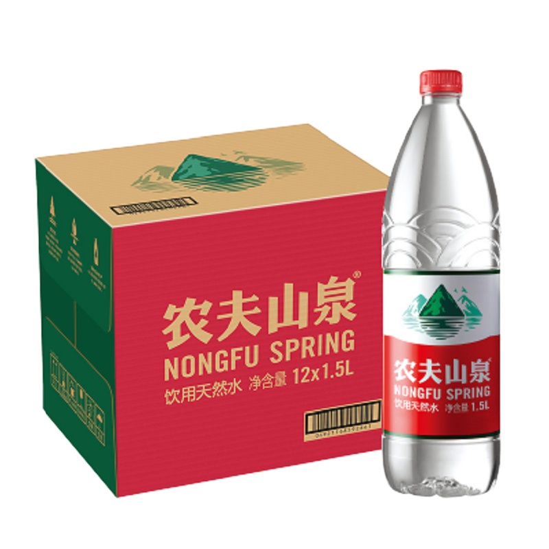 农夫山泉 天然水 1.5L *12瓶