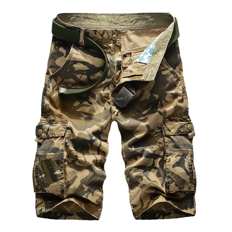 简号短裤男五分裤迷彩纯棉加肥加大码男装军迷服饰军旅风裤子 JH-1566