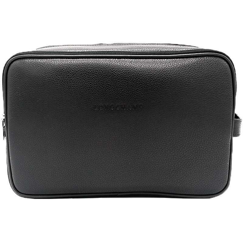 Longchamp 珑骧 男女中性Le Foulonné系列牛皮化妆包 1005 021