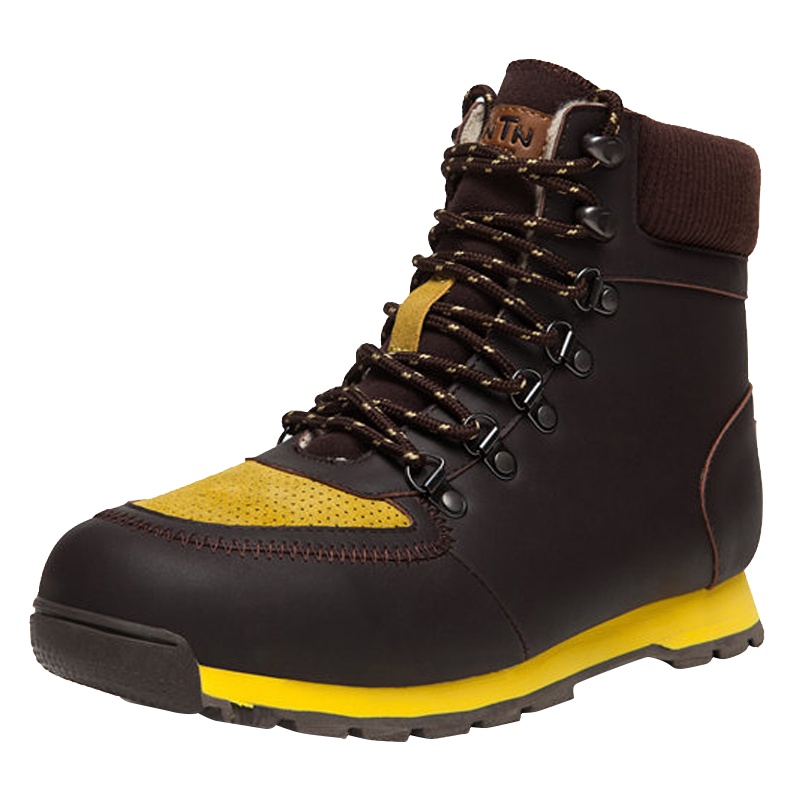 TNTN韩版户外冬季加厚羊毛保暖东北绒男士高帮马丁雪地棉鞋工装靴子