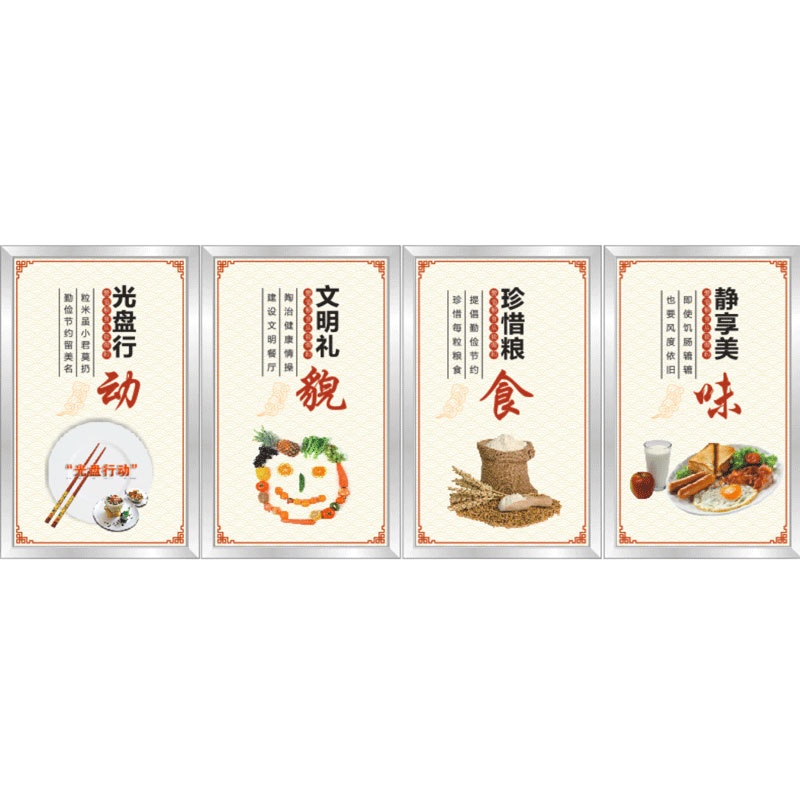 奥一 0.5*0.8m营养膳食宣传海报