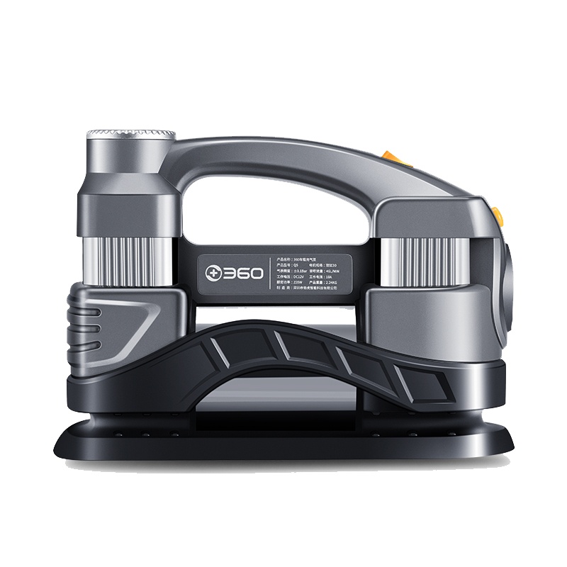 360 车载充气泵大功率耐高温一键充气双缸汽车用品Q5