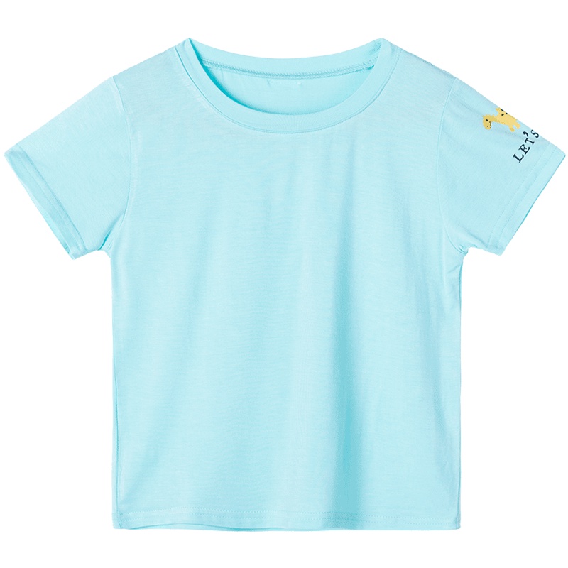 贝贝怡男女童短袖T恤夏季洋气时尚宝宝宽松上衣192S2130