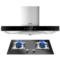 苏泊尔(SUPOR)DF5+P10欧式顶吸式烟灶套装套餐吸油烟机燃气灶套装不智旋干洗(液化气)