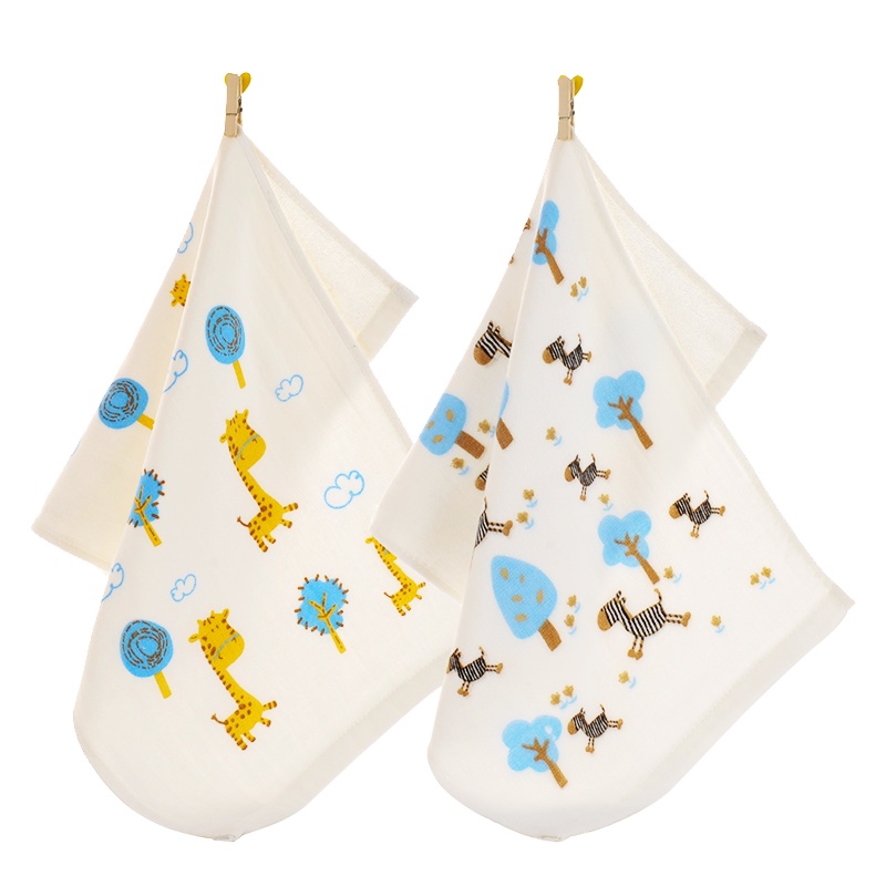 竹之锦 毛巾家纺 婴幼儿童毛巾竹纤维A类儿童洗脸巾 小毛巾面巾 26×50cm