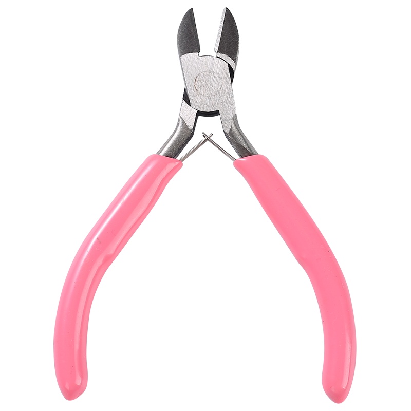 diy手工钳古达多功能尖嘴钳老虎钳5寸圆嘴钳手工斜口钳小号迷你小钳子 尖嘴钳-有齿[送手工戒指]