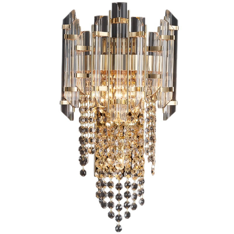 壁灯卧室客厅轻奢水晶后现代简约北欧电视墙背景墙楼梯led床头灯