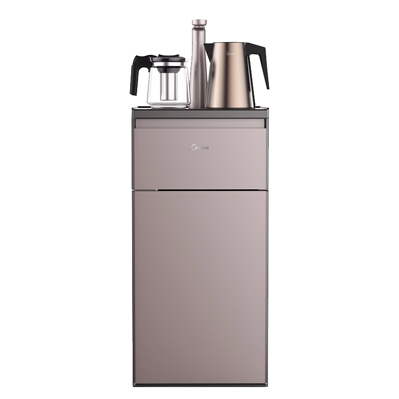 美的（Midea）立式下置式冰热型饮水机YD1901S-X茶吧机高端智能家用自动上水茶饮机下置水桶冷热型饮水机柜式茶艺机