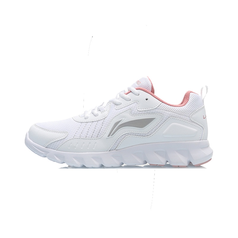 李宁休闲女款夏季潮流网面减震轻便透气时尚运动跑鞋ARHP324