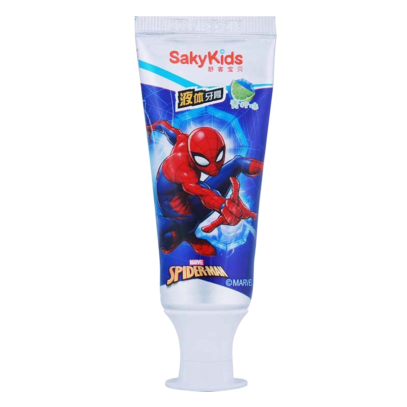 舒客宝贝 (sakykids) 舒客儿童护理牙膏液体牙膏青柠味无氟40g单只装颜色随机发货