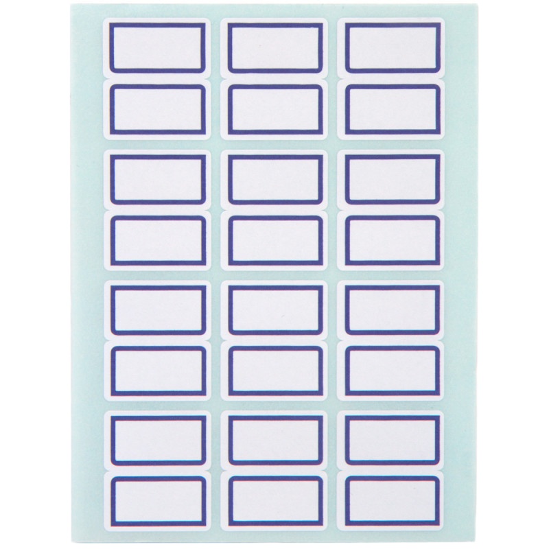 得力(deli) 得力口取纸标签纸 不干胶标签贴 自粘性贴纸 小标签贴 7194(5包装)