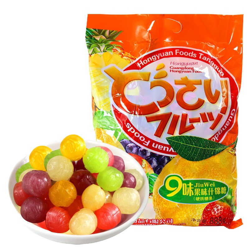 宏源什锦水果糖 888g*1