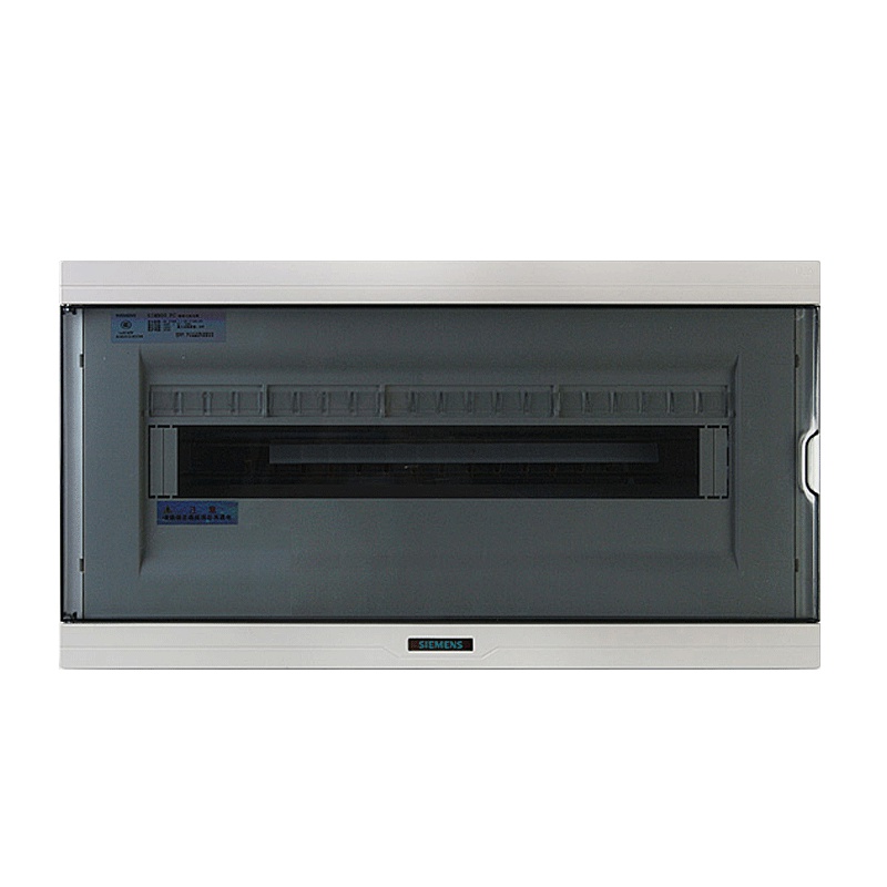 西门子(SIEMENS)20回路强电布线箱 空气开关箱配电箱透明色