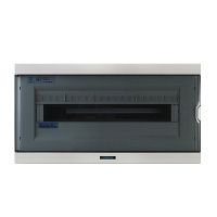 西门子(SIEMENS)20回路强电布线箱 空气开关箱配电箱透明色