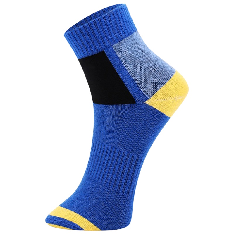 【顺丰配送】【5双装】袜子男士中筒袜透气吸汗运动袜商务休闲棉袜秋冬四季款长筒袜日系高帮篮球袜潮袜