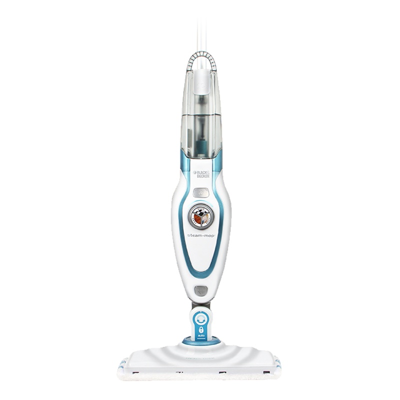 美国百得直立款蒸汽拖把高温除螨拖地机多功能清洁机非无线大功率电动拖把杀菌消毒家用蒸汽清洗机吸尘器伴侣FSMH1610