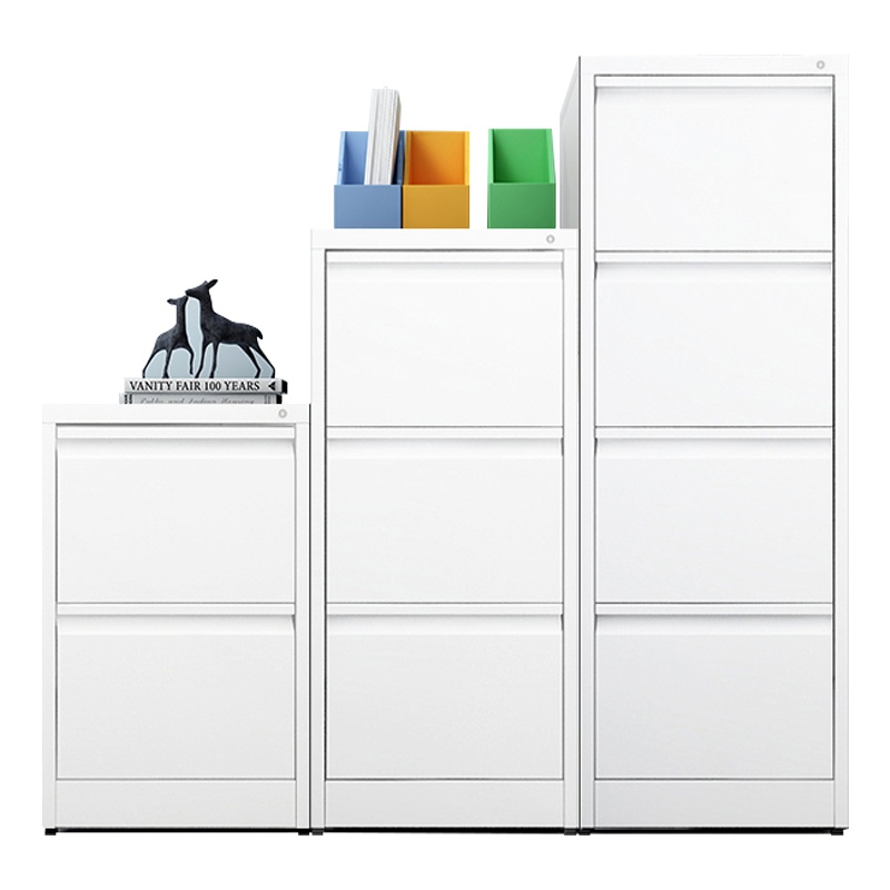 汉诺鑫威卡箱文件柜档案资料柜A4/FC挂快捞柜钢制储物柜二三斗带锁矮柜