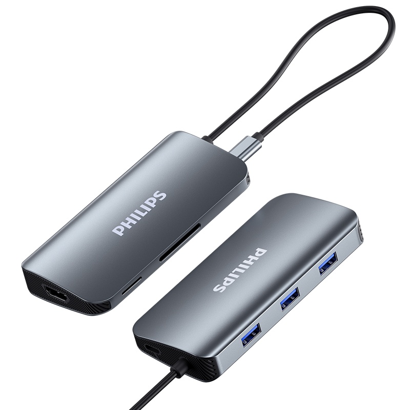 飞利浦type-c拓展坞电脑转换器 转接头笔记本扩展macbook pro苹果配件air投影仪转换器HDMI