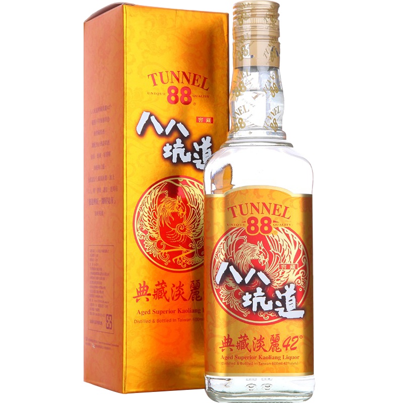 八八坑道 典藏淡丽42度600ml 盒装 清香型白酒