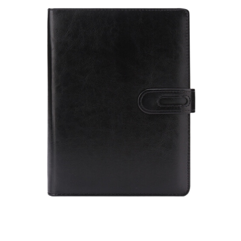 申士A5/25K 6孔商务活页皮面笔记本