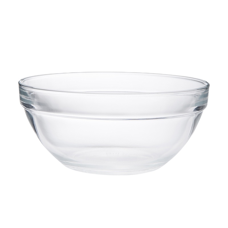 时光旧巷透明玻璃碗家用甜品水果沙拉碗大号耐热汤碗创意吃饭小餐具泡面碗 特大号