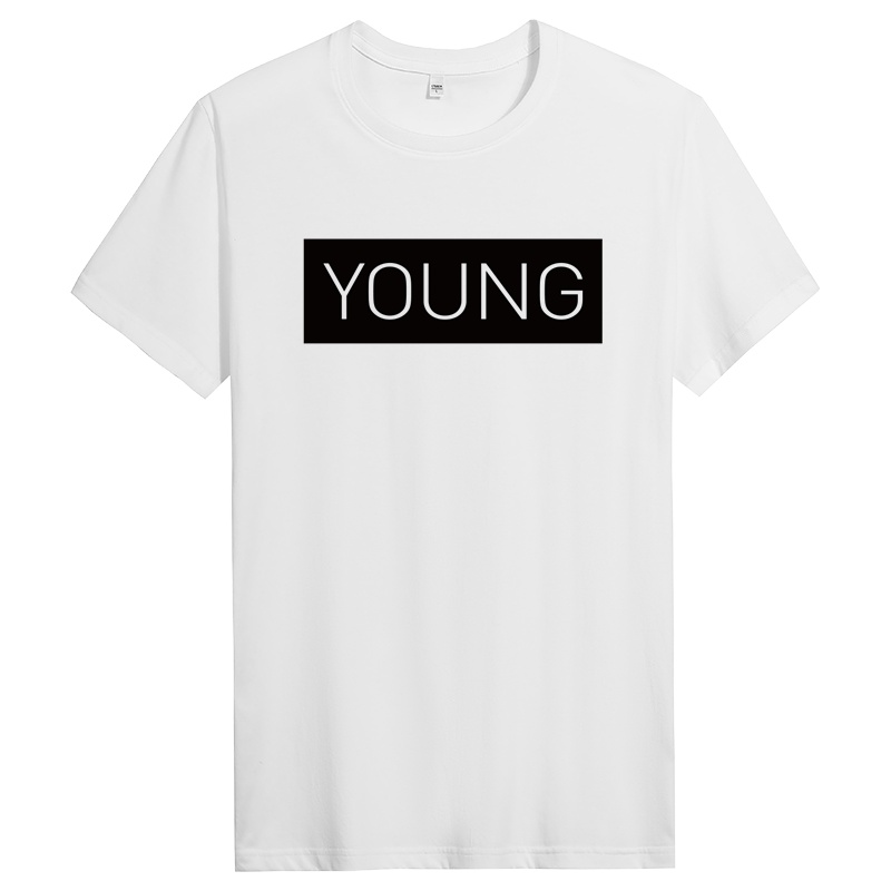 纯棉短袖t恤男潮流夏季体恤圆领男士半袖宽松男生修身 DT10318