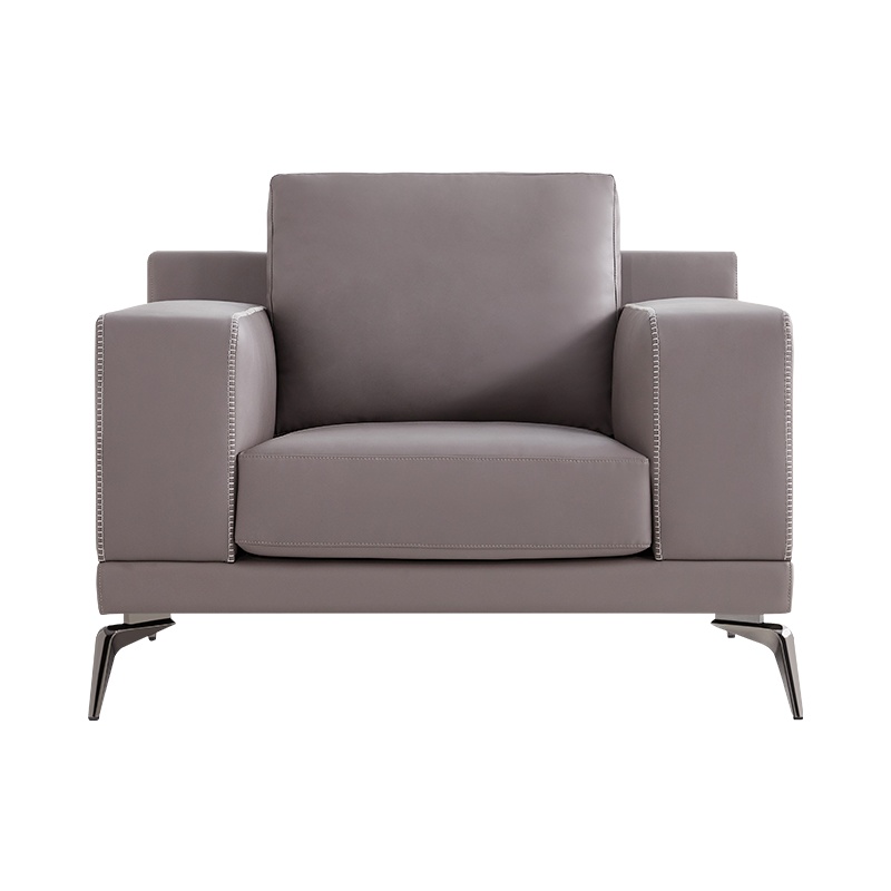 尔迈 办公沙发简约接待沙发办公室沙发组合 商务洽谈公司沙发MS103 单人