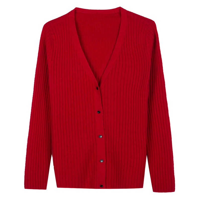 yaloo/雅鹿女装羊毛衫开衫短款针织衫上衣圆领外套女秋冬款披肩x