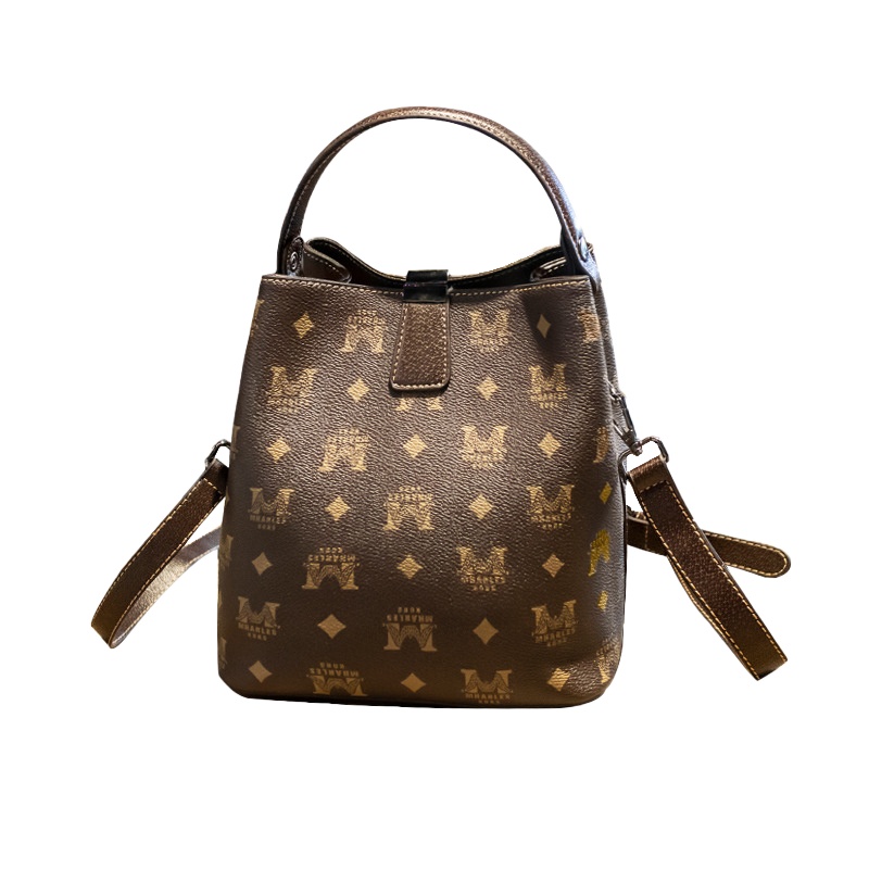 Royal Maine2020春季新款女包手提包女包斜挎包大容量印花水桶包女款单肩包